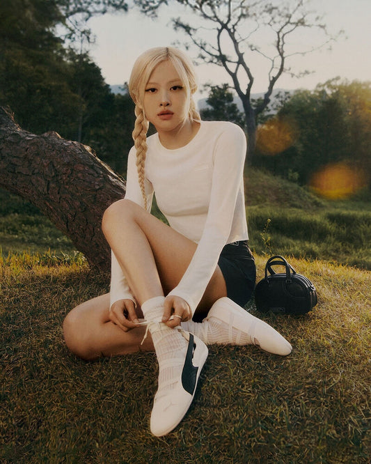 [Blackpink Rosé X Puma] Slim Long Sleeve Tee