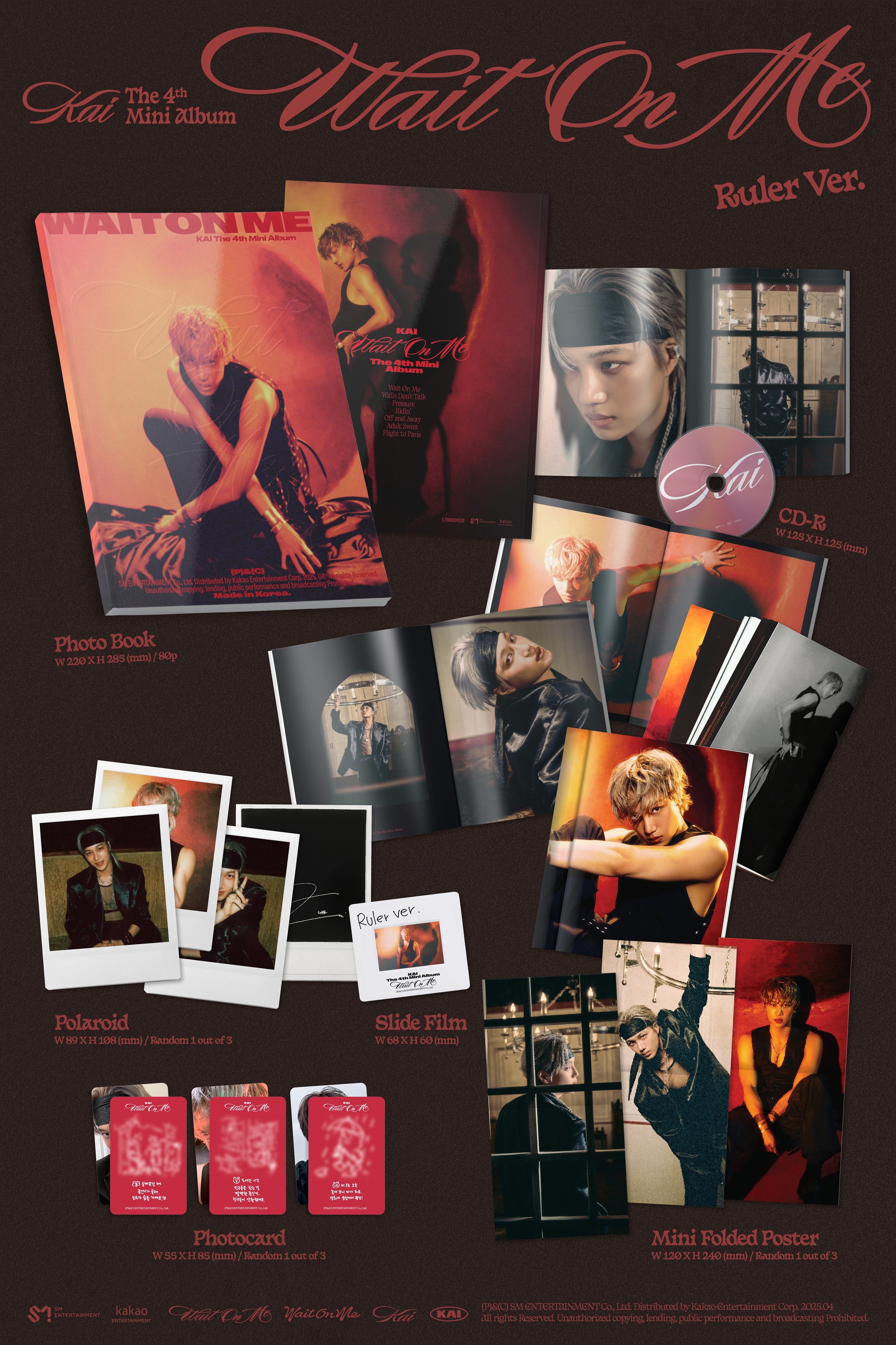 EXO) KAI – 4th Mini Album [Wait On Me] Photobook Ver. – SEOUL TERRACE