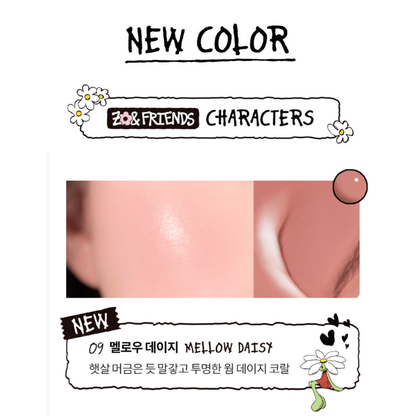 Rom&nd x Zo&Friends Juicy Roll Cheek