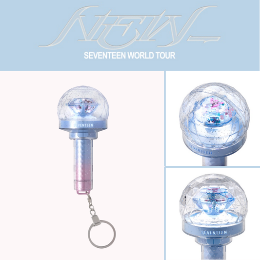 SEVENTEEN Official Light Stick Version 3 ( 10th Anniversary Keyring )