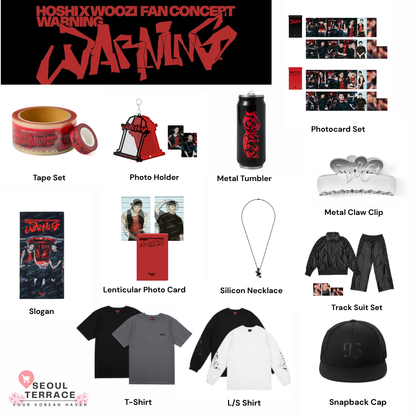 [2ND PRE-ORDER] SEVENTEEN HOSHI X WOOZI FAN CONCERT [WARNING] – Official Merch MD