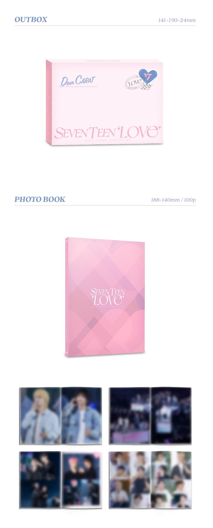 SEVENTEEN 2023 JAPAN FANMEETING 'LOVE' Blu-ray