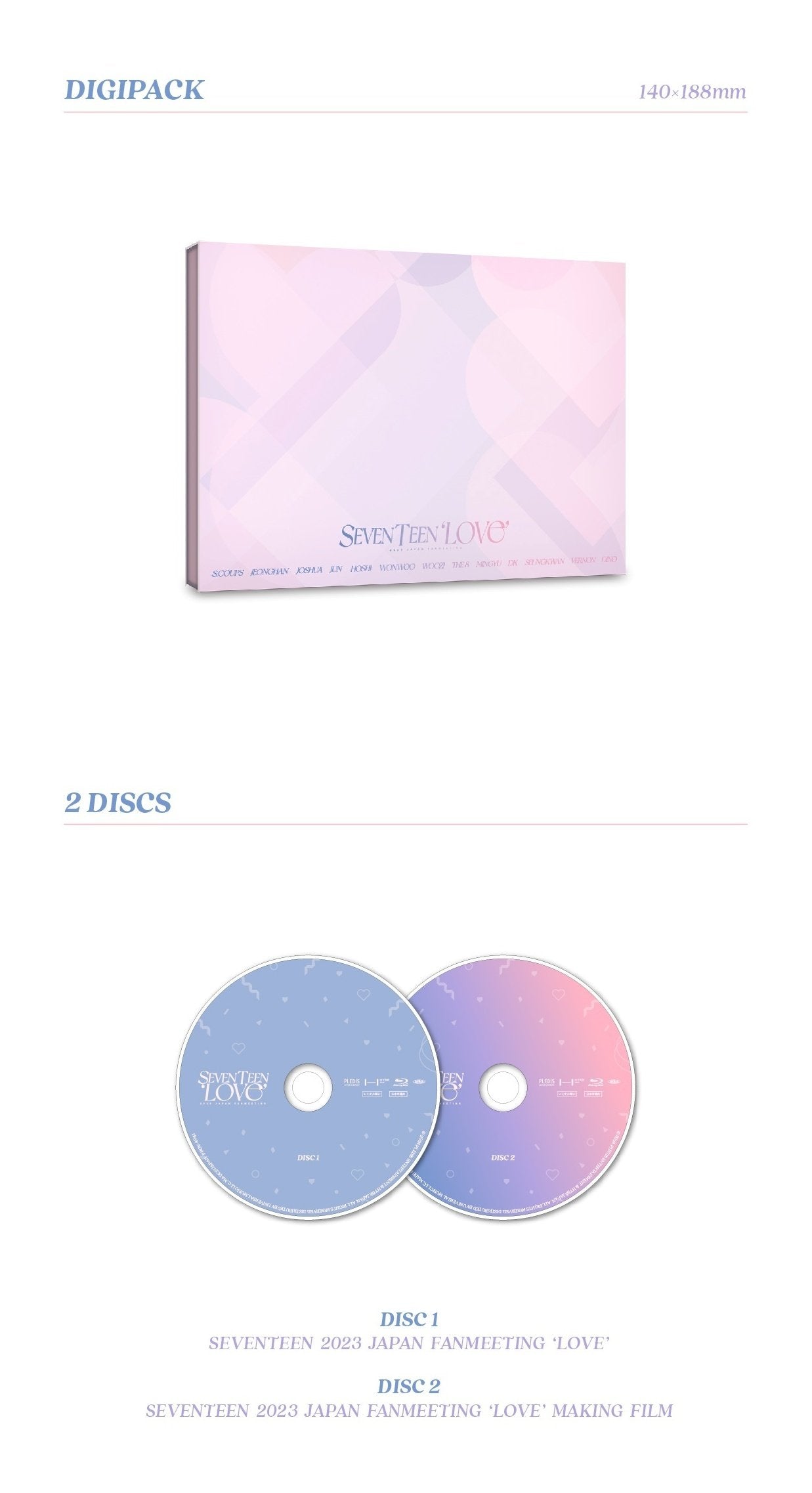 SEVENTEEN 2023 JAPAN FANMEETING 'LOVE' Blu-ray