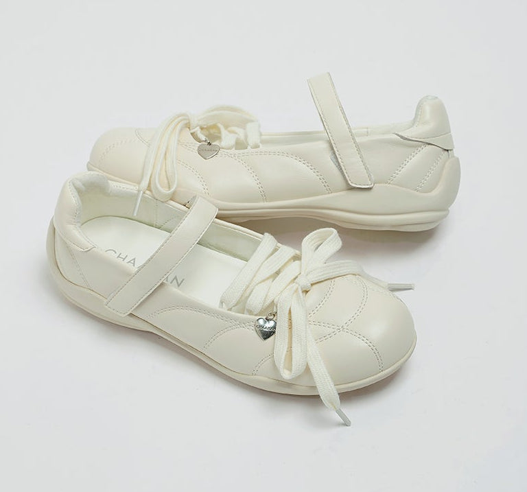 CHAAKAN Cocomel Quilted Mary Jane Sneakers