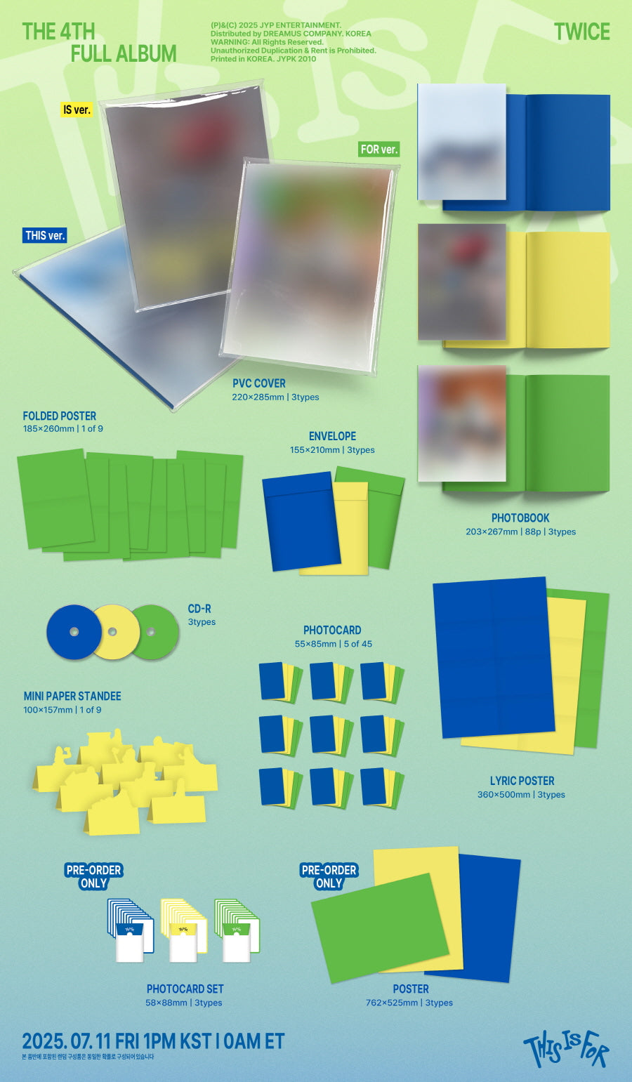 TWICE 4TH FULL ALBUM "THIS IS FOR"  Album