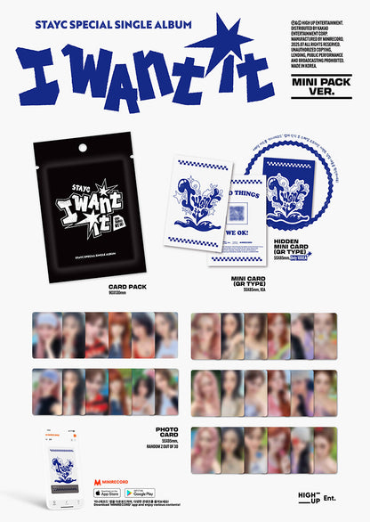 STAYC – Special Single ‘I WANT IT’ (Mini Pack Version)