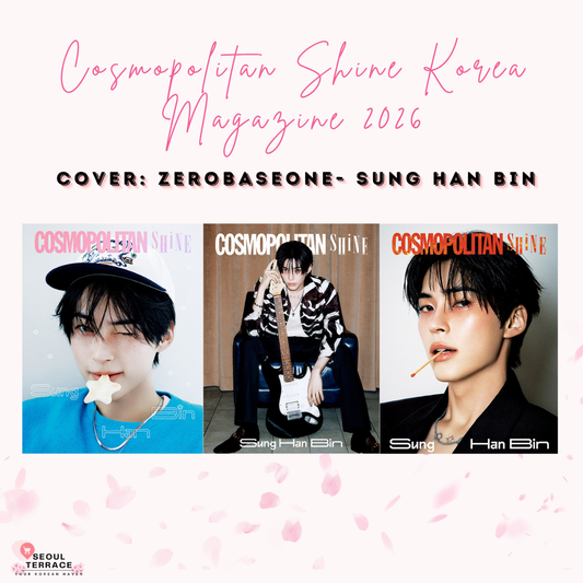 [ZEROBASEONE] SUNG HAN BIN -COSMOPOLITAN SHINE KOREA MAGAZINE APRIL 2026 (RANDOM COVER)