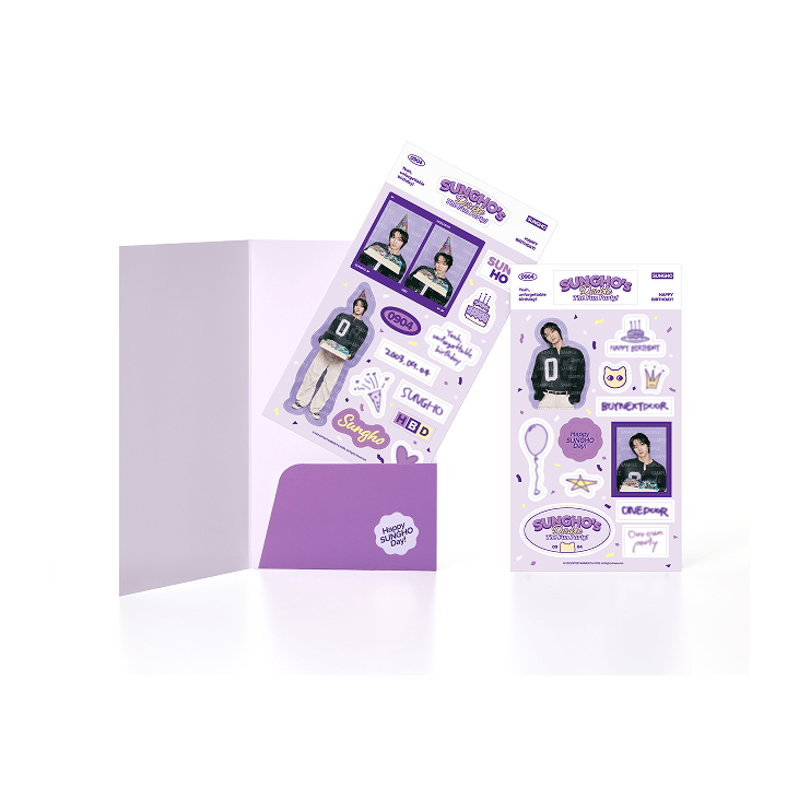 BOYNEXTDOOR 'Double The Fun Party' Photo Card Case & Photo Sticker