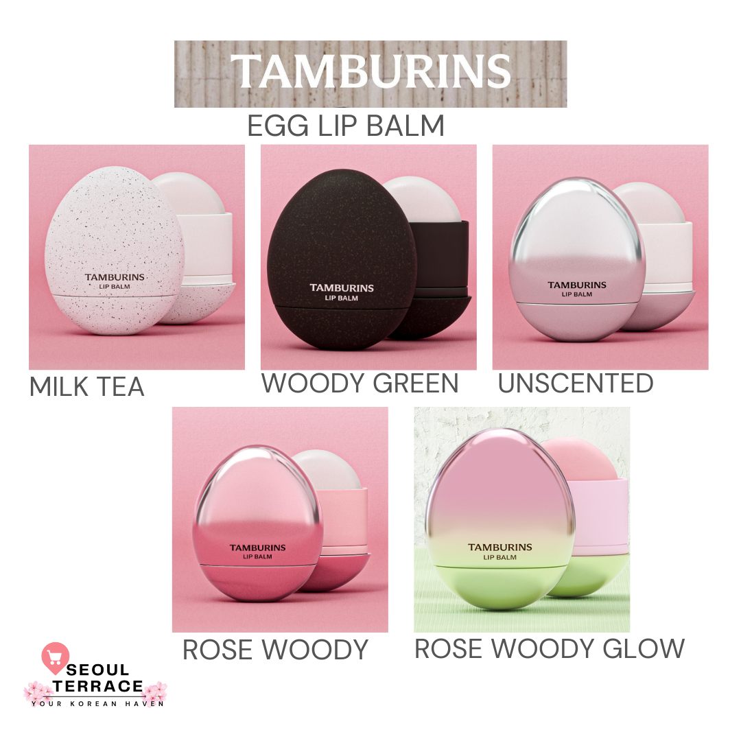 Tamburins X Jennie:  SHELL PERFUME HAND + EGG LIP BALM