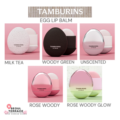 Tamburins X Jennie:  SHELL PERFUME HAND + EGG LIP BALM