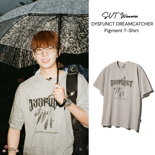 SVT Wonwoo Worn DYSFUNCT DREAM CATCHER Pigment T-Shirt