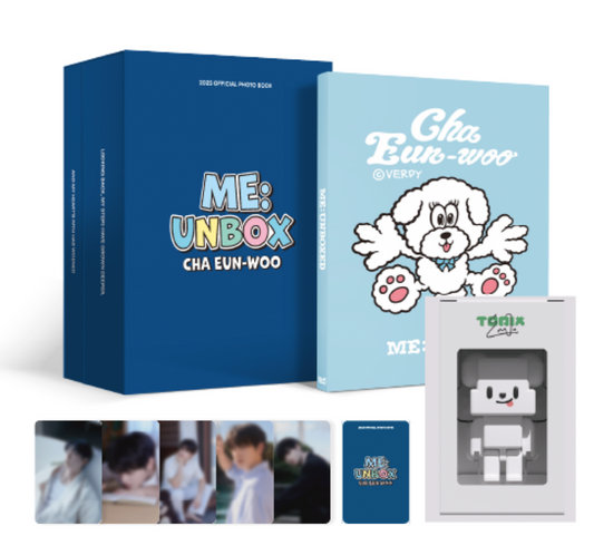 CHA EUN-WOO - PHOTO BOOK with VERDY [ME:UNBOX] OFFICIAL MD