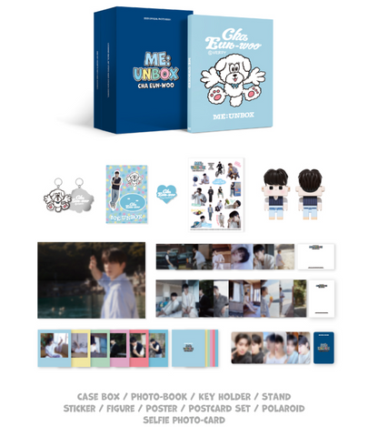 CHA EUN-WOO - PHOTO BOOK with VERDY [ME:UNBOX] OFFICIAL MD