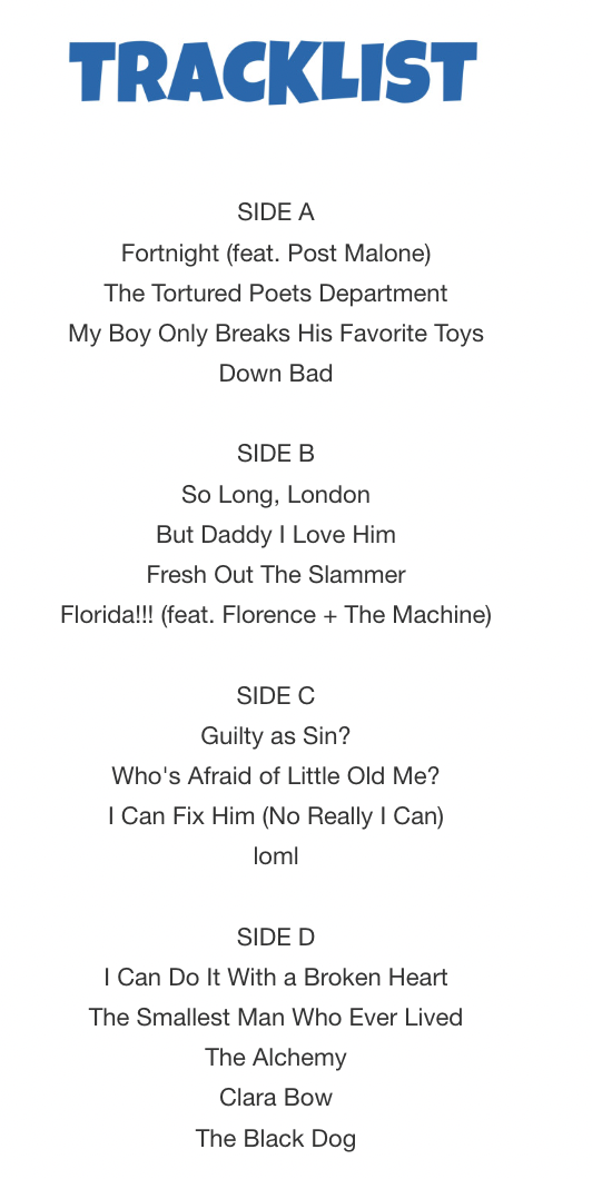 Taylor Swift LP 11th Regular Album TTPD Anthology (Color Edition)