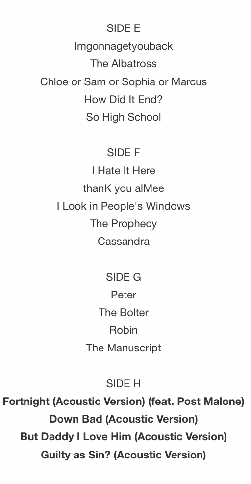 Taylor Swift LP 11th Regular Album TTPD Anthology (Color Edition)