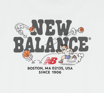 NEW BALANCE - UNI NB BOY Baketball Lettering S/S T-Shirt (IU's Pick)