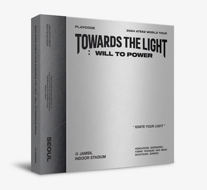 ATEEZ - 2024 ATEEZ WORLD TOUR [TOWARDS THE LIGHT : WILL TO POWER] IN SEOUL PLAYCODE
