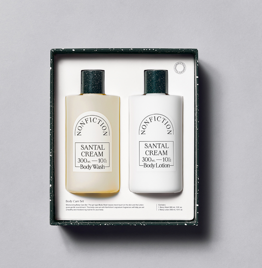 NONFICTION - SANTAL CREAM BODY LOTION & BODY WASH BODY CARE GIFT SET (300ml x 2)
