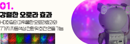 Mood Light HD - ( Astronaut / Aurora Lamp )