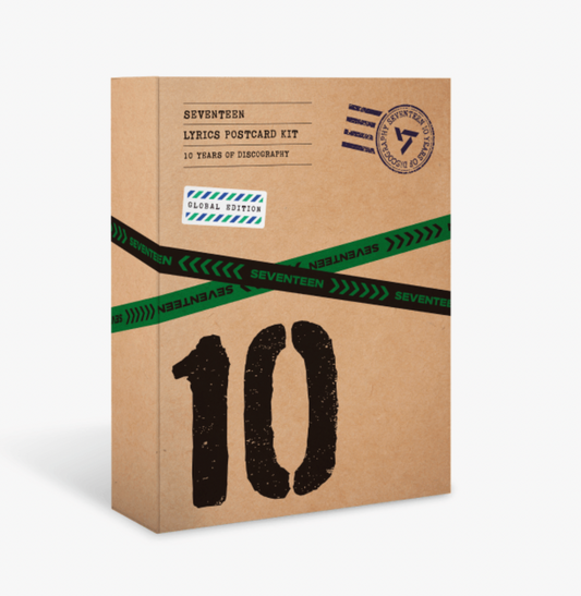 SEVENTEEN Lyrics Postcard Kit - 10 Years of Discography