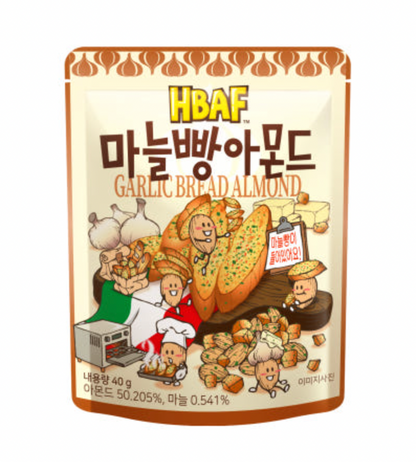 HBAF  Korean Snack Flavored Almonds 40g
