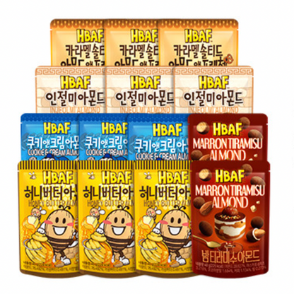 HBAF  Korean Snack Flavored Almonds 40g