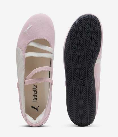 ☆PUMA ☆SPEEDCAT BALLET SUEDE PINK/WHITE Puma Speedcat Ballet Suede Pink White Womans 401287-01