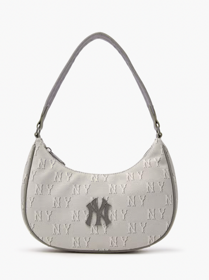 MLB Classic Monogram Jacquard Hobo Bag New York Yankees MLB Classic Monogram Jacquard Hobo Bag New York Yankees