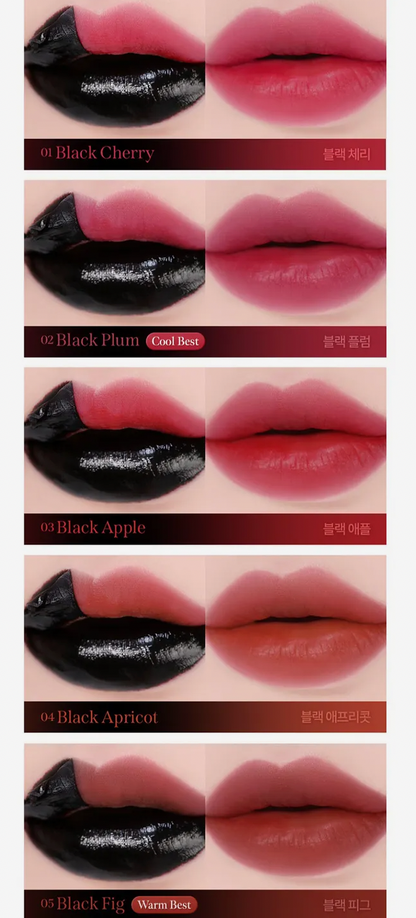 MILK TOUCH Black Peel Off Lip Tattoo Tint 5 Colors (BUY 2 , GET 1 FREE LIP PENCIL)