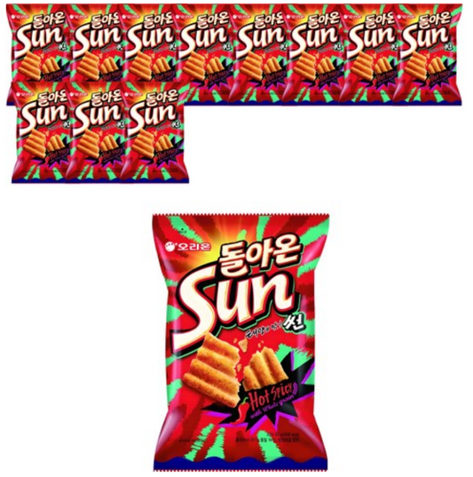 SUN Chips - Hot Spicy Flavor (12 x 80g)