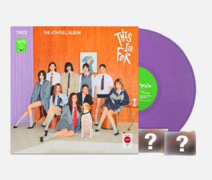 Twice 'THIS IS FOR' 4th Regular Album Vinyl LP (Plumberry Color Album / Photocard Included)