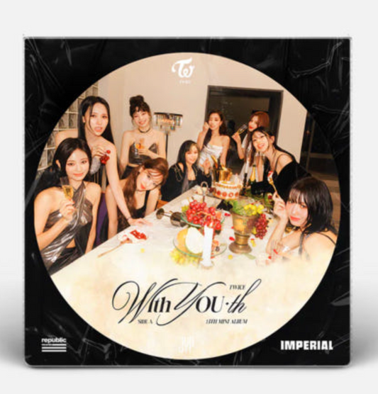 Twice 'With Youth' 13th Mini Album Vinyl LP  (Limited Edition/Glitter Version)