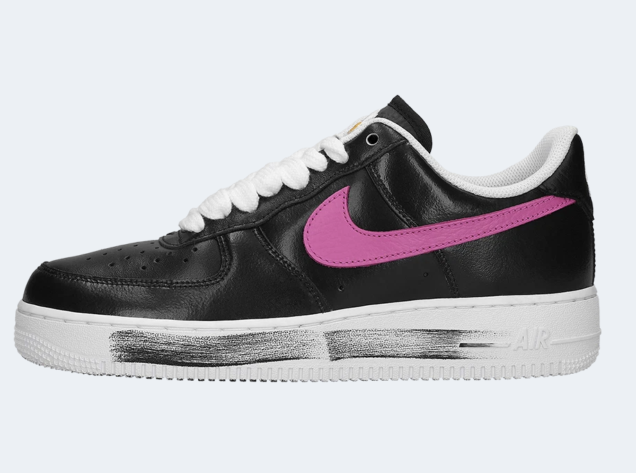 Nike x Peaceminusone (G-DRAGON)  Air Force 1 Low Para-Noise 3.0 Black and Multicolor