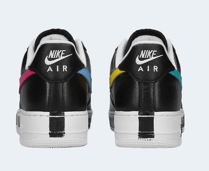 Nike x Peaceminusone (G-DRAGON)  Air Force 1 Low Para-Noise 3.0 Black and Multicolor