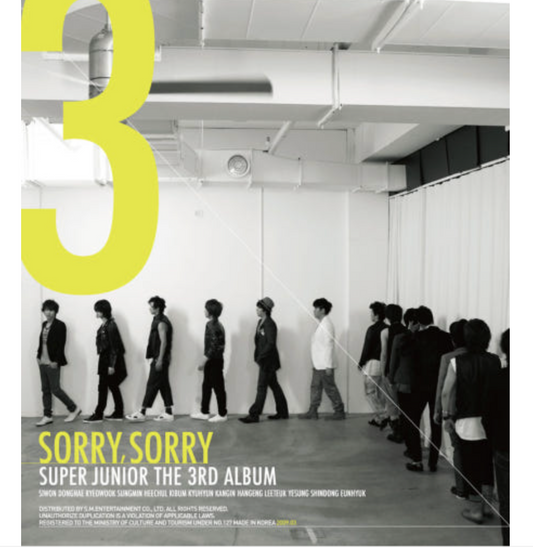 Super Junior - Sorry Sorry 3rd Album