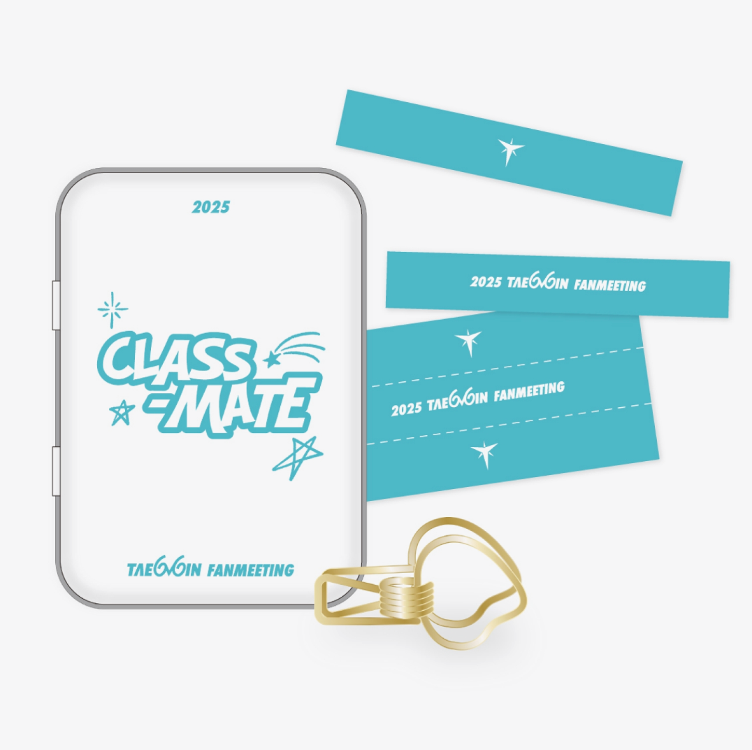 TAEMIN FANMEETING [CLASS-MATE] OFFICIAL MERCH MD