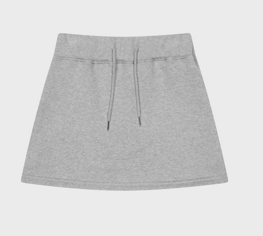 PORTERNA - ESSENTIAL SWEAT PANTS SKIRT-MELANGE GRAY