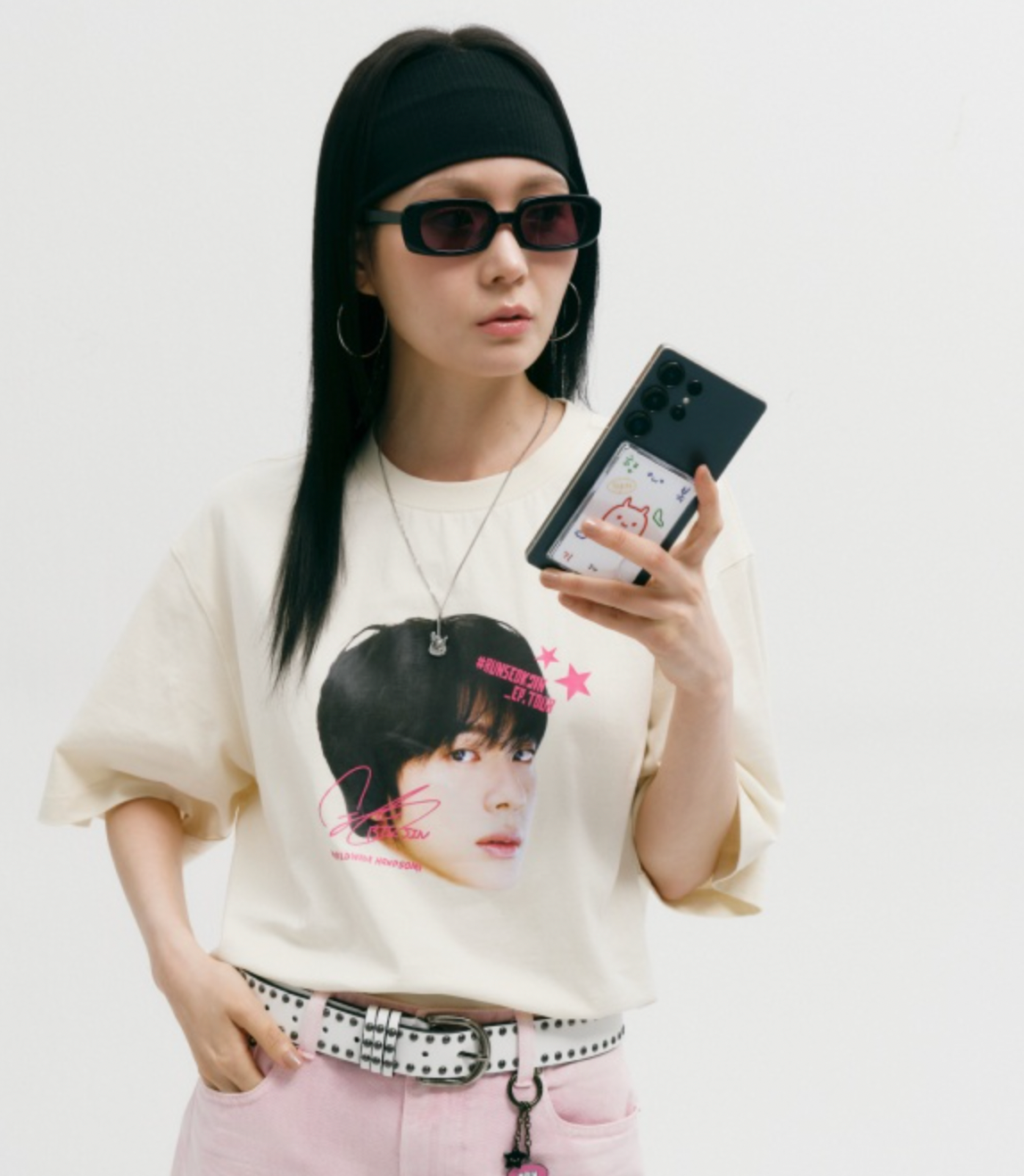 BTS RUNSEOKJIN - Beige T-Shirt