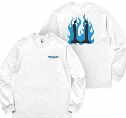 G-DRAGON Ubermensch Long Sleeve T-Shirt White (Medium)