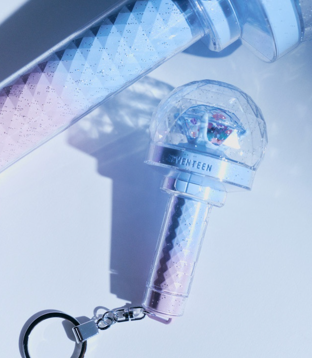 SEVENTEEN Official Light Stick Version 3 ( 10th Anniversary Keyring )