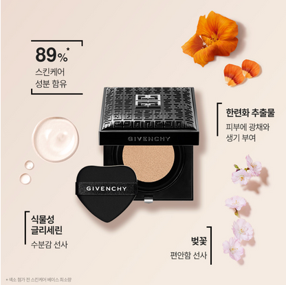 [Straykids Hyunjin Pick] Givenchy Beauty Prisme Libre Glow Cushion Set (+ Couture Capsule Pouch + Heart Puff Gift)