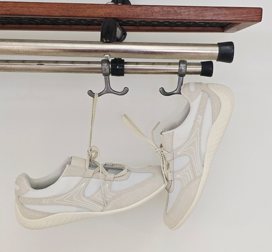 CLCL [CLEVER CLOGER] - Nudge Lace Up Sneakers (Beige)