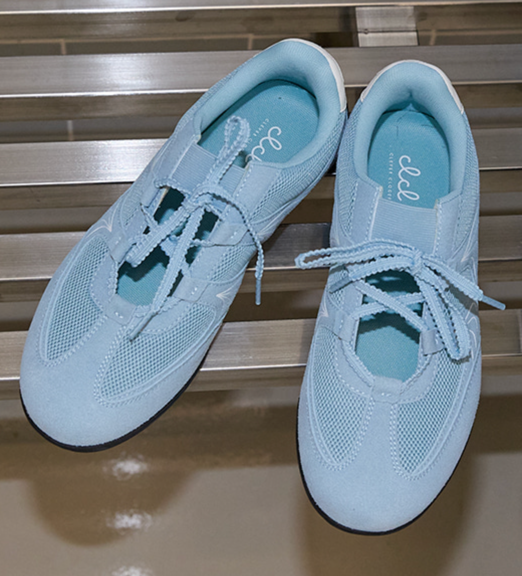 CLCL [CLEVER CLOGER] - Nudge Lace Up Sneakers (Blue)