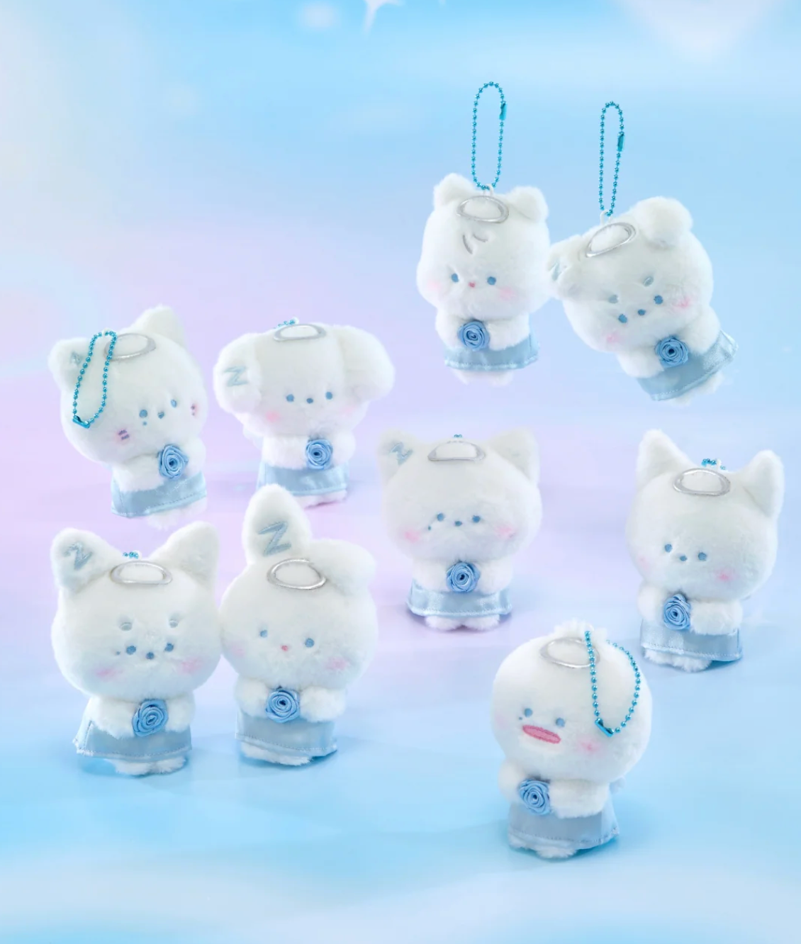 ZEROBASEONE [zeroni] ANGEL PLUSH KEYRING