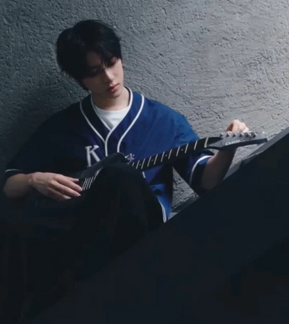 [TXT Beomgyu Worn] Kodak Breeze Light Seersucker Baseball Shirt