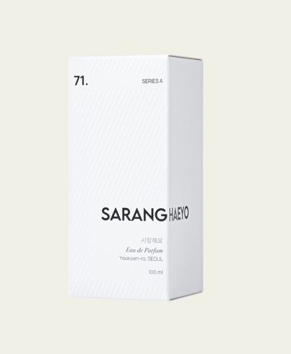 SRHY [SARANGHAEYO] - 71 Series A - Niche Perfume (100ml)