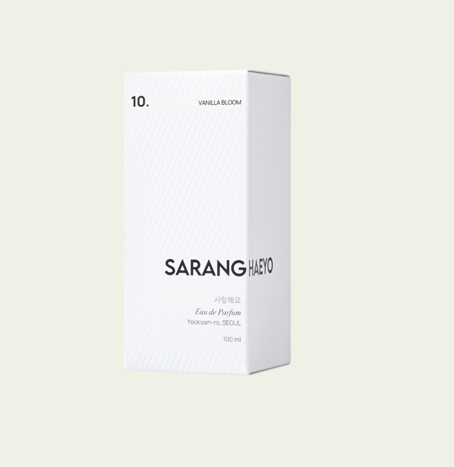 SRHY [SARANGHAEYO] - 10. VANILLA BLOOM - Niche Perfume (100ml)