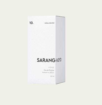SRHY [SARANGHAEYO] - 10. VANILLA BLOOM - Niche Perfume (100ml)