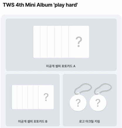 TWS 'Play Hard' 4th Mini Album (with Weverse Gift)