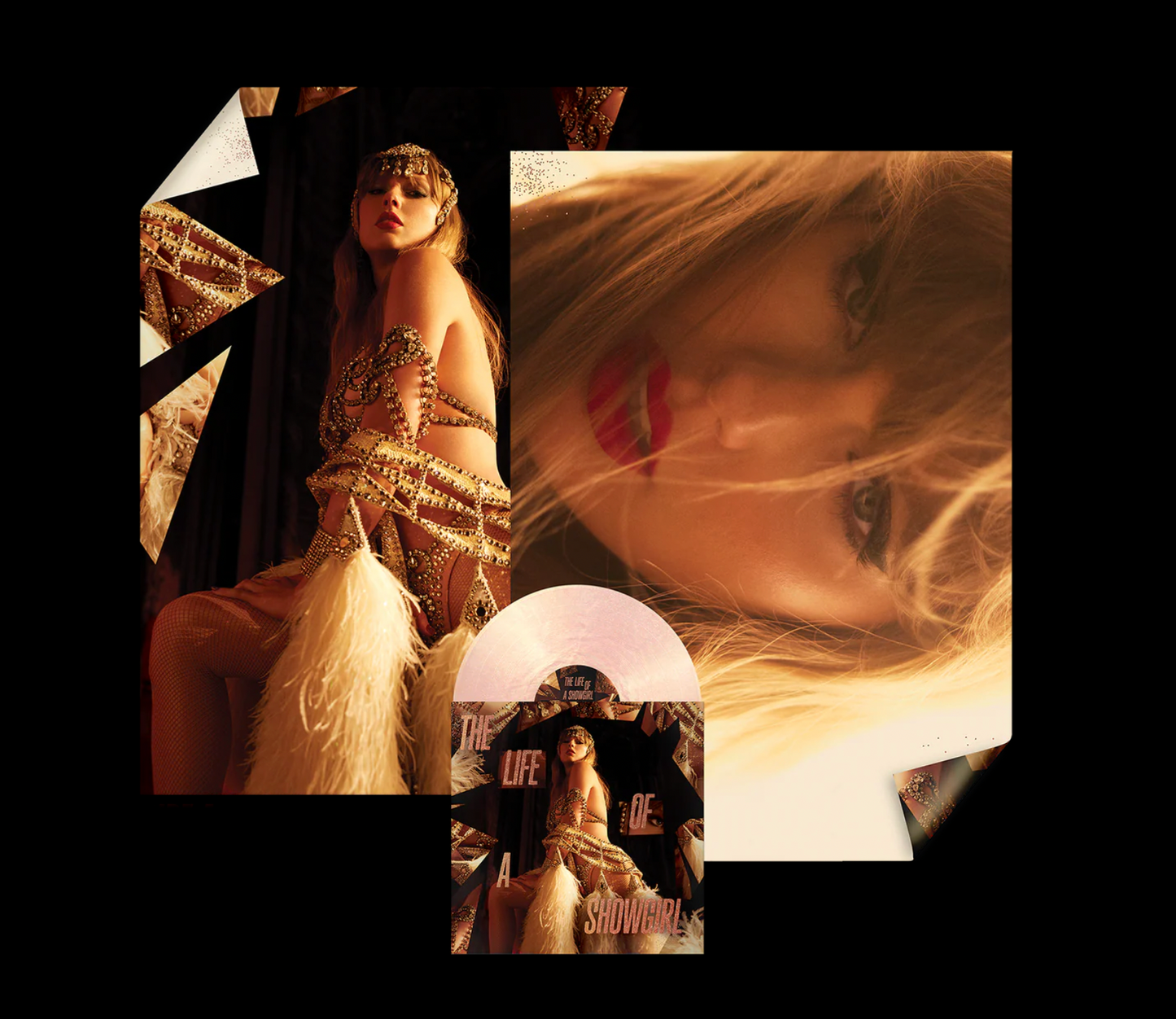 Taylor Swift - 'The Life of a Show Girl' 12th Vinyl LP Album (Limited Edition - Pink Color Version)